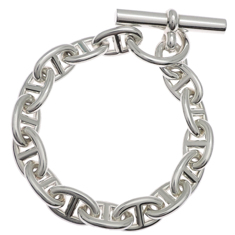 HERMES Silver Charm Bracelet